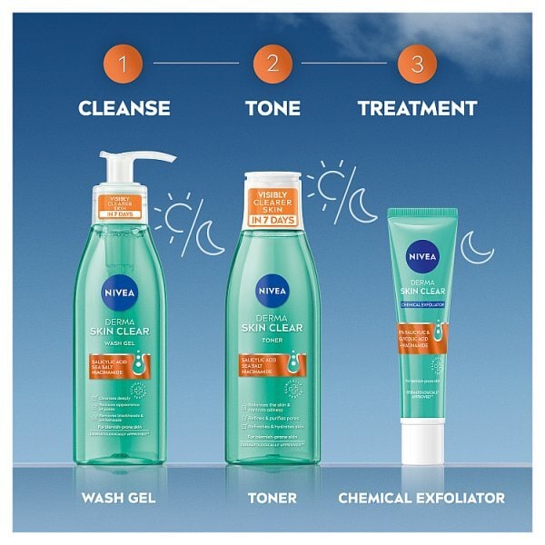 NIVEA Derma Skin Clear Toner with Salicylic Acid 200ml