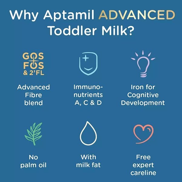 Aptamil 3 Advanced Toddler Milk Powder Formula 1-3 Yrs 800G