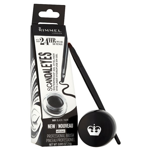 Rimmel Scandalyes Waterproof Gel Liner Black