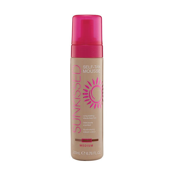 Sunkissed Medium Bronze Instant Self Tanning Mousse 200ml