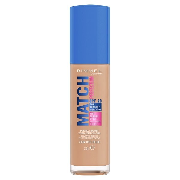 Rimmel Match Perfection Foundation 203N True Beige SPF20