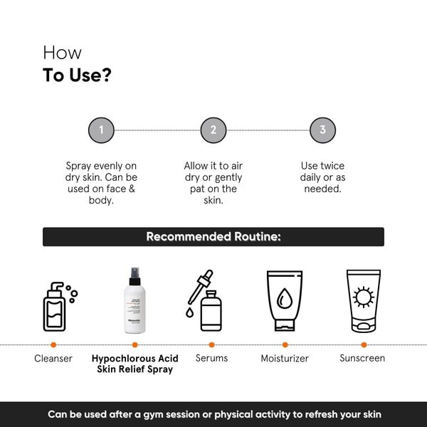 Minimalist HOCl Skin Purifying Spray 150ppm 200ML
