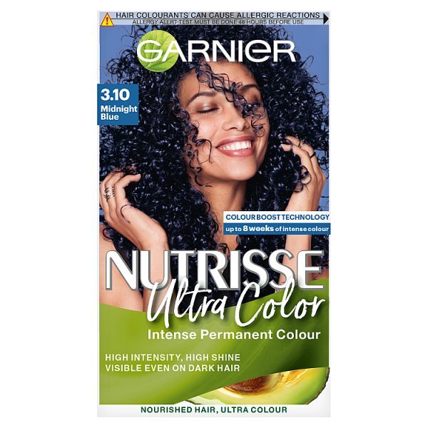 Garnier Nutrisse Permanent Hair Dye 3.10 Midnight Blue