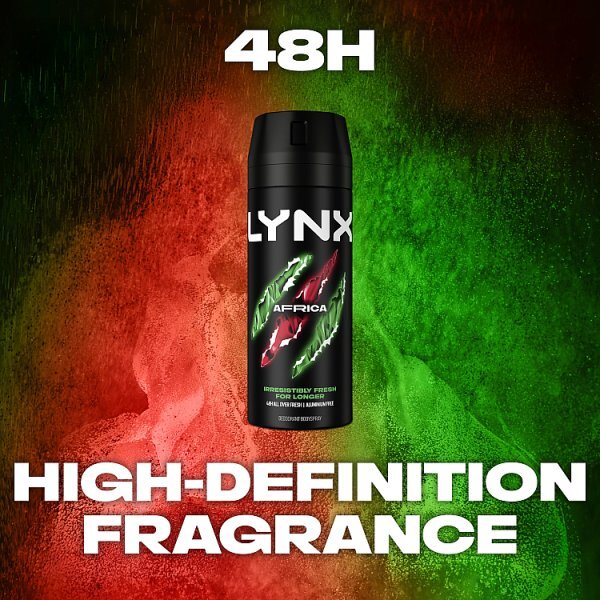 Lynx Africa Aerosol Body Spray 150 ml