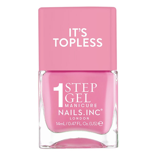 Nails.INC Its Topless Miley Candy Pink Polish 14ml