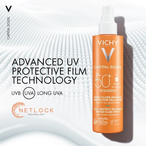 Vichy Capital Soleil Uv Sun Protection Spray Spf50+ 200ml