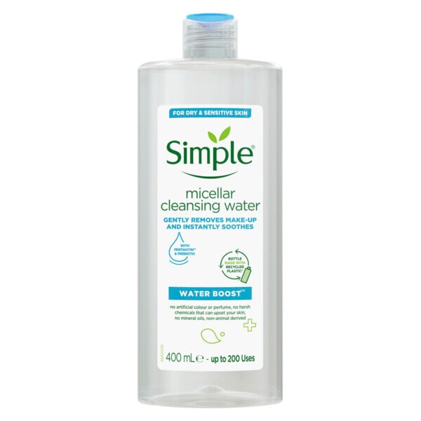 Simple Sensitive Skin Water Boost Micellar Cleansing Water