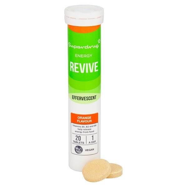 Superdrug Revive Effervescent Orange 20s