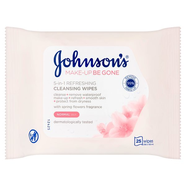 Johnson's Make Up Be Gone Refreshing Wipes x25