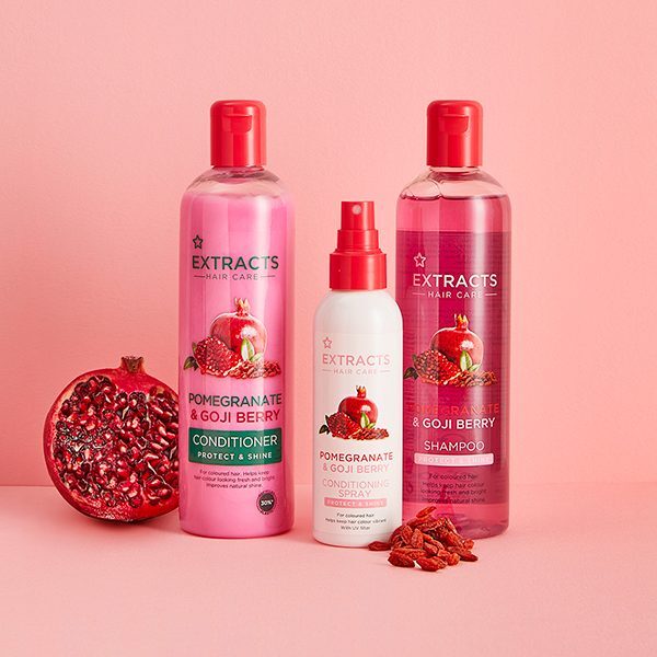 DNR Superdrug Extracts Goji Berry & Pomegranate Shampoo