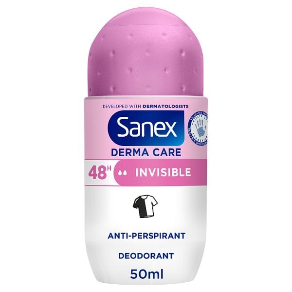 Sanex Derma Care Invisible Dry 48Hr Antiperspirant 50Ml