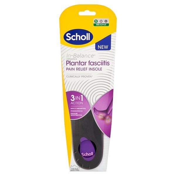 Scholl Plantar Fasciitis Pain Relief Insoles Small