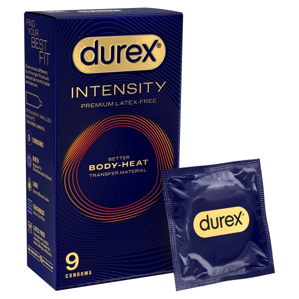 Durex Intensity Latex-Free Regular Fit Condoms 9Pk