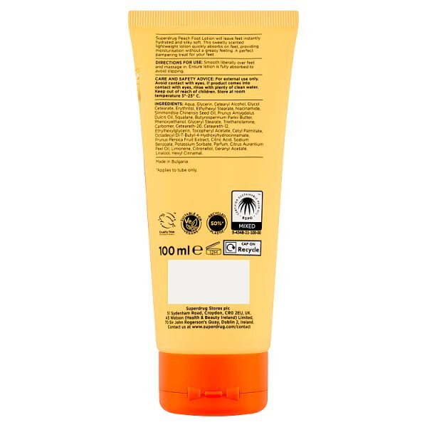 Fruity Peach Sorbet foot Lotion