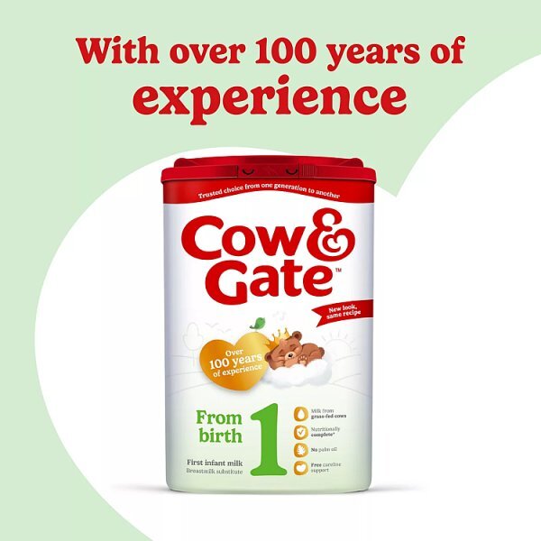 Cow & Gate 1 First Baby Milk Formula Powder from Birth 800g