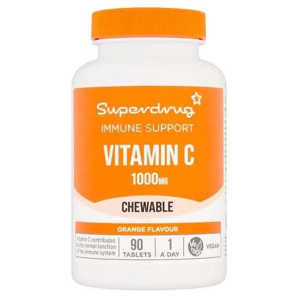Superdrug High Strength Chewable Vitamin C 1000mg 90s