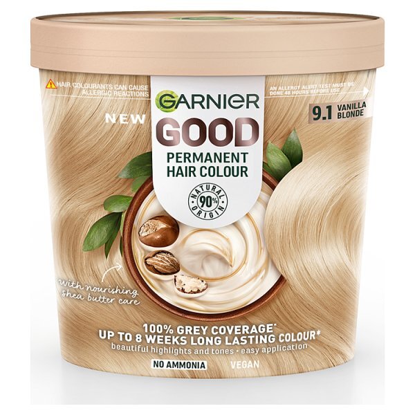 Garnier GOOD Permanent Hair Dye Vanilla Blonde 9.1