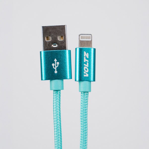 Voltz Usb To Lightning Cable Turquoise