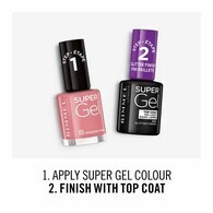 Rimmel Super Gel Nail Polish - 035 Pop Princess Pink