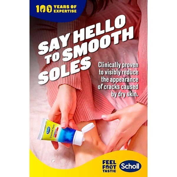 Scholl Cracked Heel Skin Repair Balm Cream 60ml