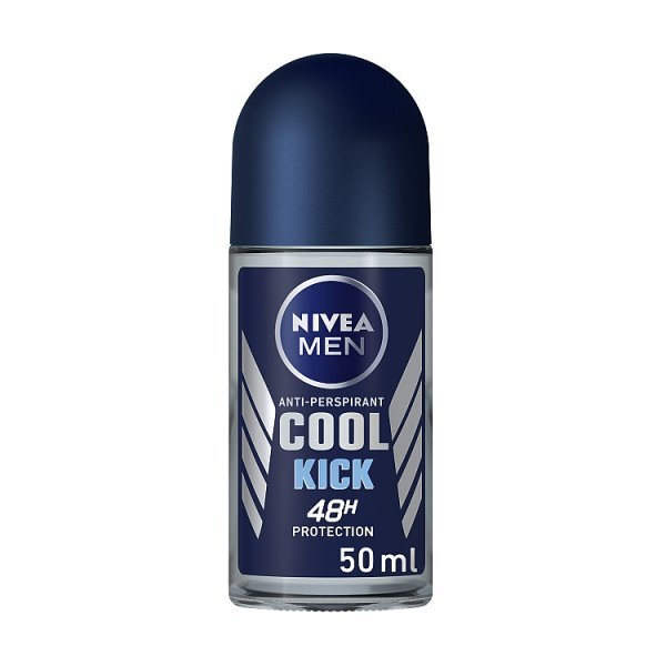 NIVEA MEN Anti-Perspirant Deodorant Roll-On, Cool Kick, 50ml