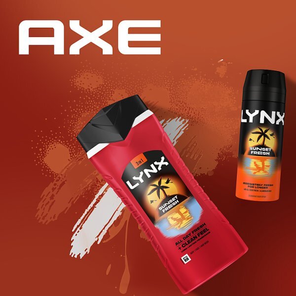 Lynx Sunset Fresh 3-in-1 Body Wash 500 ml