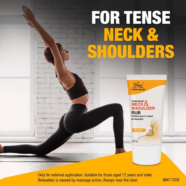 Tiger Balm Neck & Shoulder Non-greasy Rub 50g