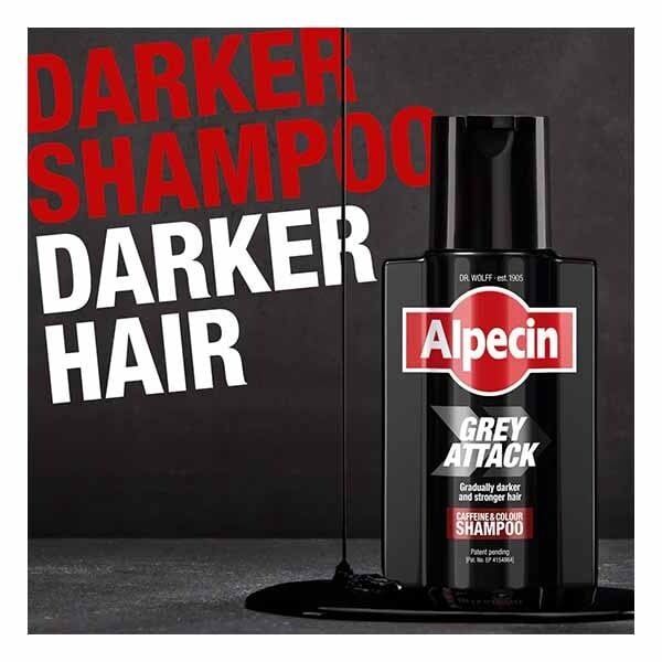 Alpecin Grey Attack Caffeine & Colour Shampoo 200Ml