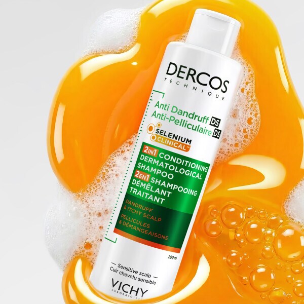 Dercos Anti-Dandruff 2in1 Dermatological Conditioning Shampoo 200ml