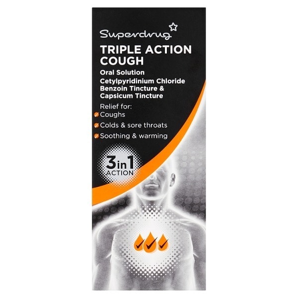 Superdrug Triple Action Cough Syrup 200ml