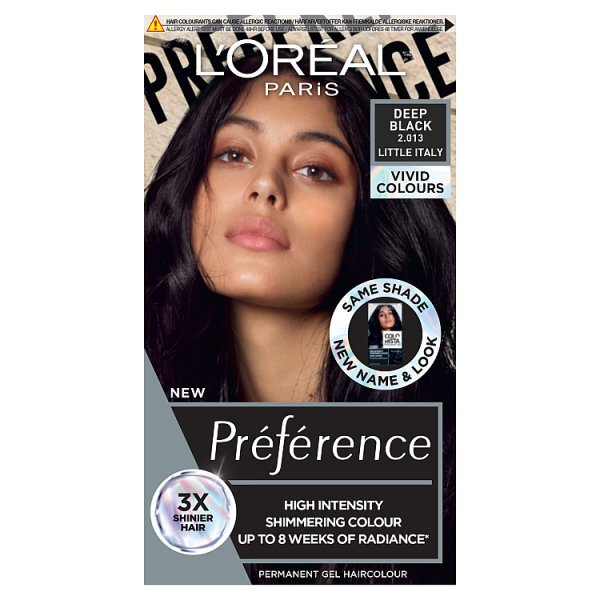 Preference Vivids (Colorista) Hair Dye Deep Black 2.01