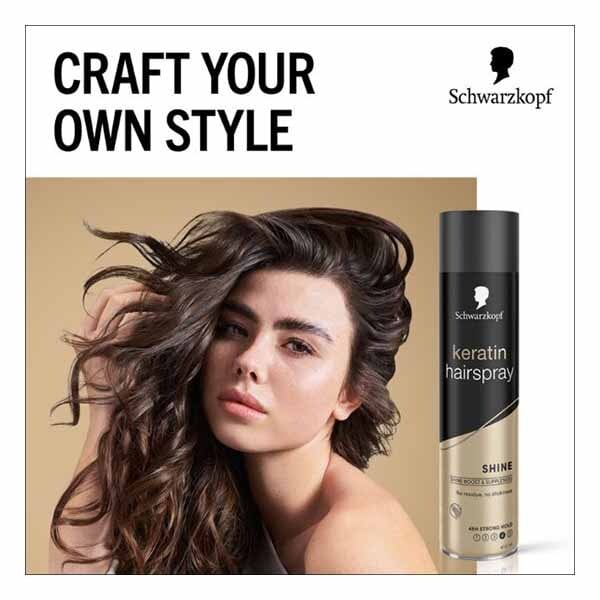 Schwarzkopf Keratin Hairspray 400Ml