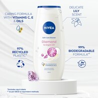 NIVEA Shower Cream Gel, Indulgent Moisture Diamond, 250ml