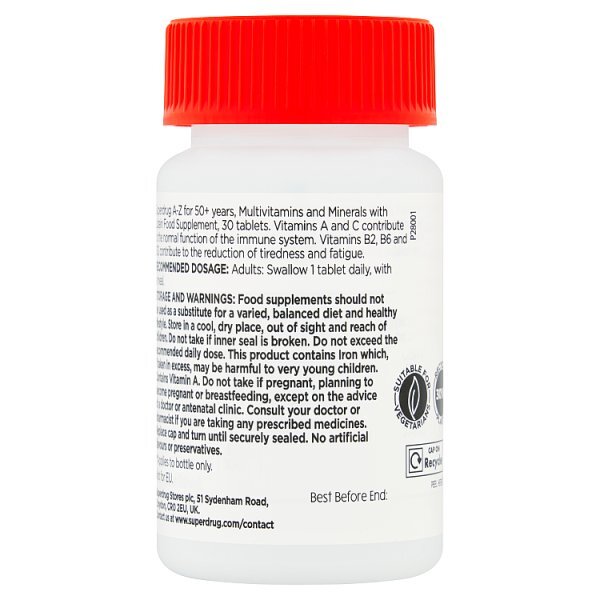 Superdrug A-z Multi-vitamin 50+ 30s