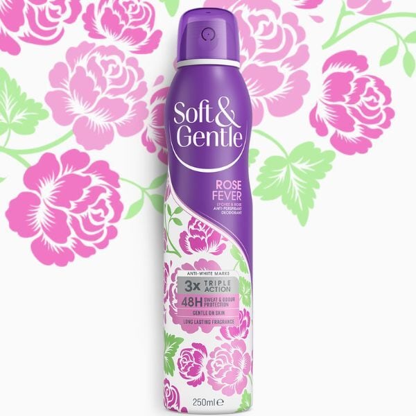 Soft & Gentle Aerosol  Rose Fever 250Ml