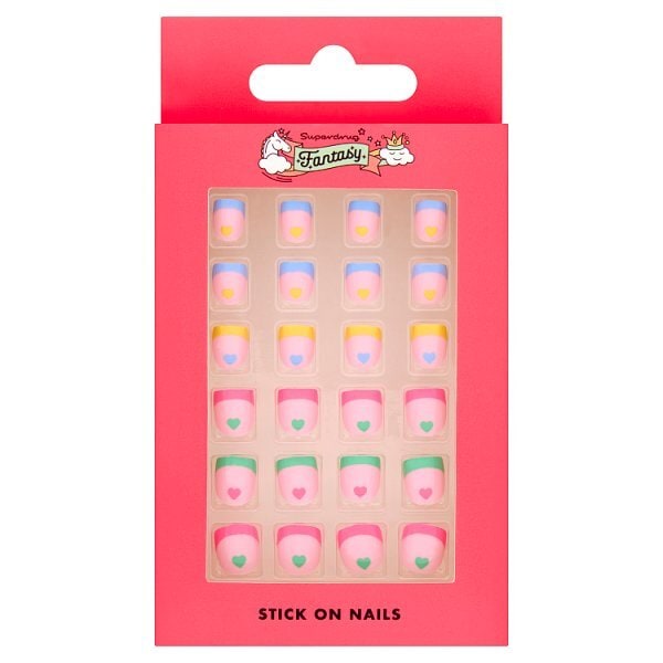 Superdrug Fantasy Heart Stick-On Nails