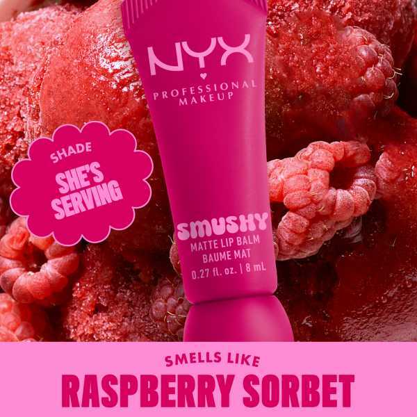 NYX Professional Makeup Smushy Matte Lip Balm Shes Serving