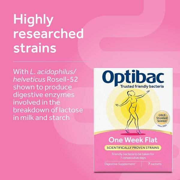 Optibac Probiotics One Week Flat - 7 Sachets