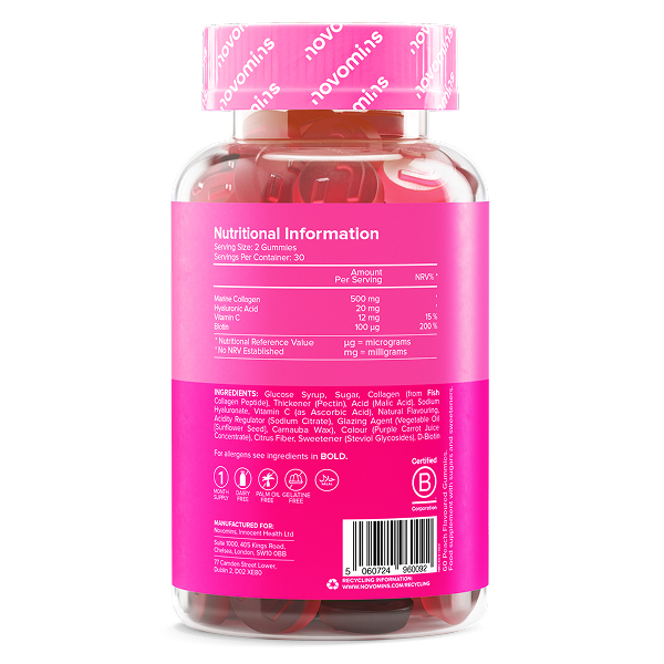 Novomins Collagen Gummies 60 Gummies