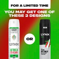 Lynx Antiperspirant Deodorant Aerosol Africa 250ml