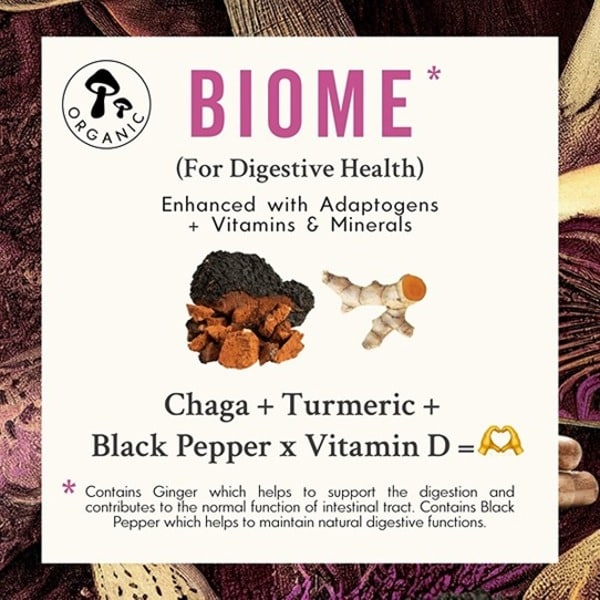 Grass & Co. Biome Chaga Mushrooms Capsules