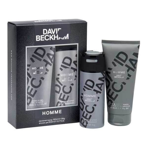 Beckham Homme Duo Set Body Spray & Hair And Body Wash