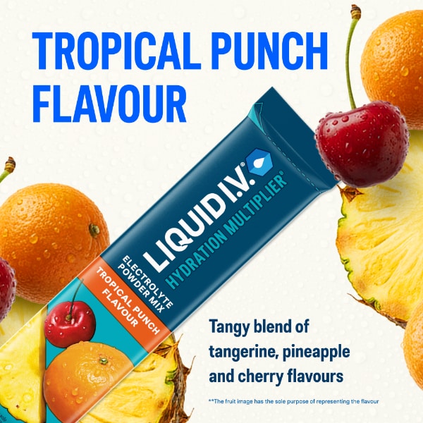 Liquid I.V. Electrolyte Powder Mix Tropical Punch 15 Sachets