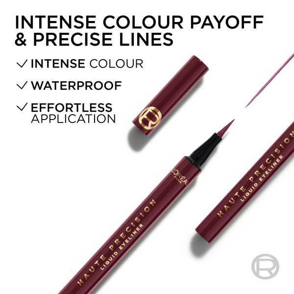 L'Oréal Paris Haute Precision Felt-tip Eyeliner Bordeaux Cashmere
