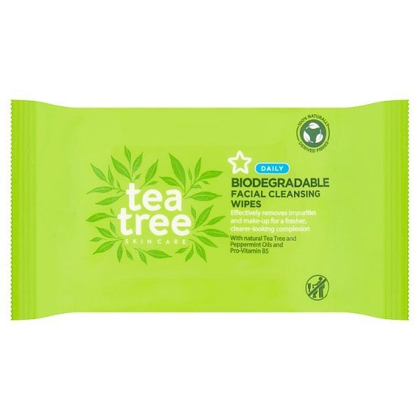 Tea Tree & Peppermint Facial Wipes