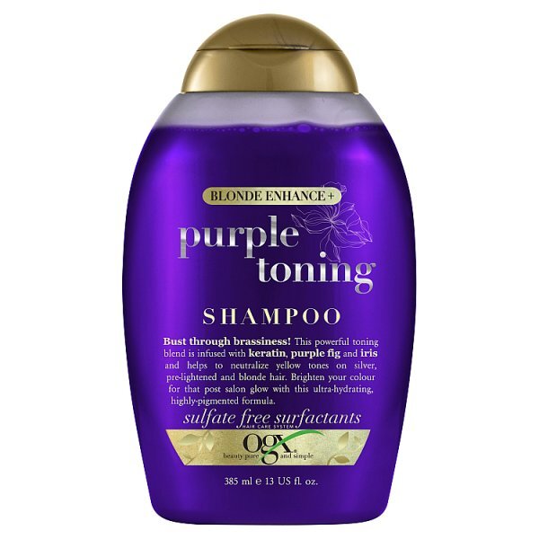 DNR Ogx Blonde Enhance Purple Toning Shampoo 385Ml