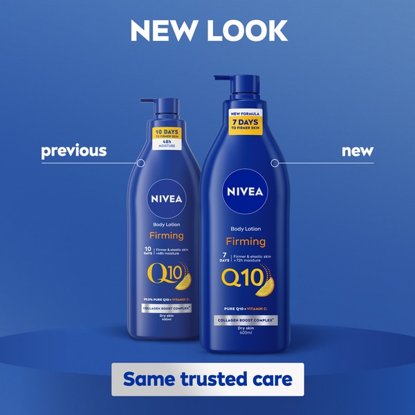 NIVEA Q10 + Vitamin C Firming Body Lotion for Dry Skin 400ml