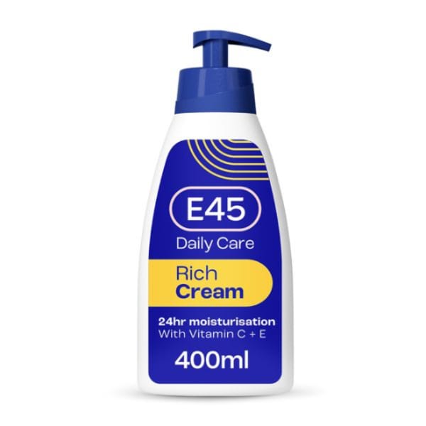 E45 Rich 24 Hour Cream with Pump 400ml