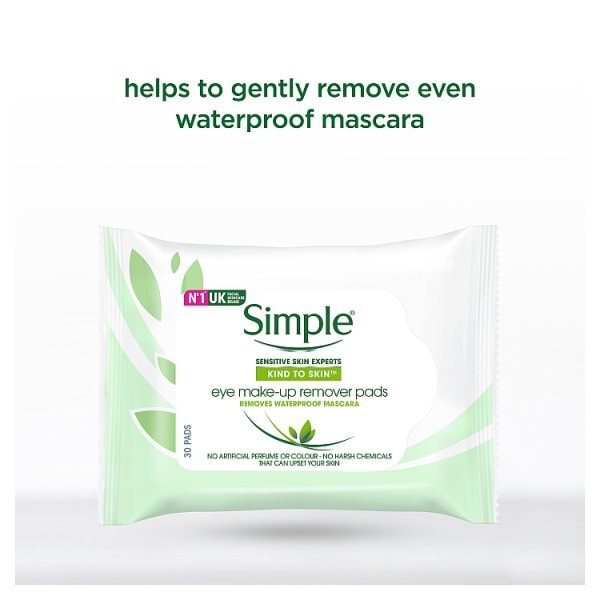 Simple Kind to Skin Eye Make-Up Remover Pads 30pc