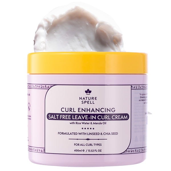 Nature Spell Curl Enhancing Salt Free Leave-In Cream